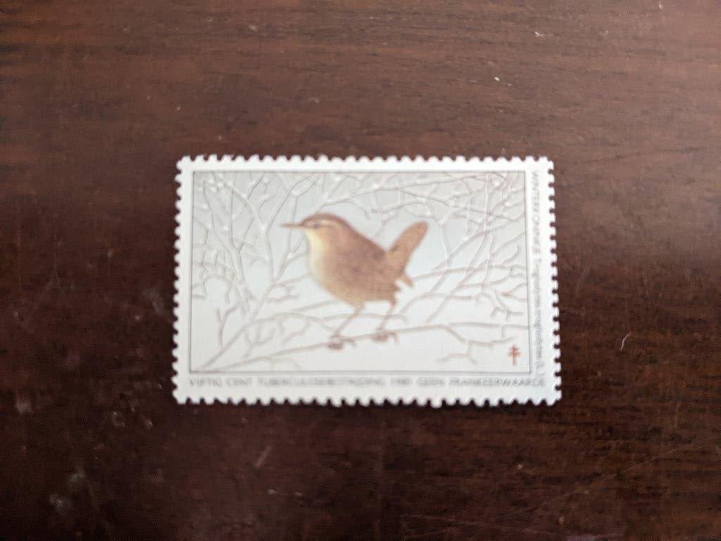 NL 1981; SLUITZEGEL TBC WINTERKONINKJE LEES, Verzenden, Postfris, Dier of Natuur