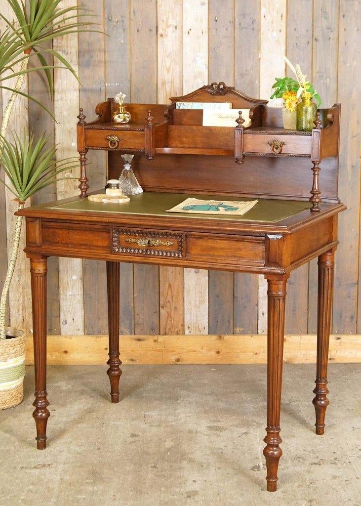 Sierlijk oud antiek bureau opzetstuk Louis XVI-stijl Frans, Antiek en Kunst, Ophalen