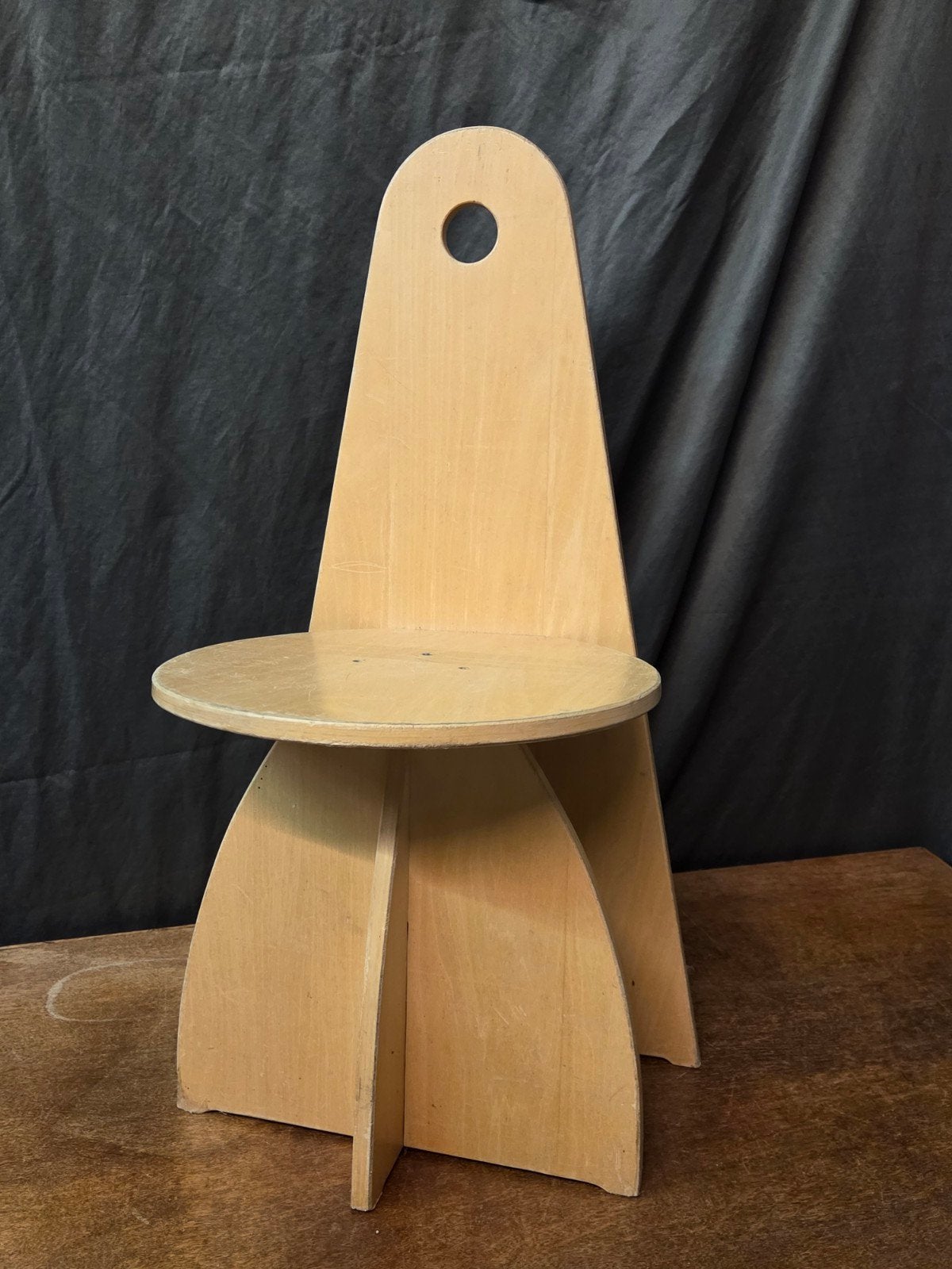 Grote ADO Apollo Stoel (74 cm) – Vintage Design / Volwassen, Ophalen
