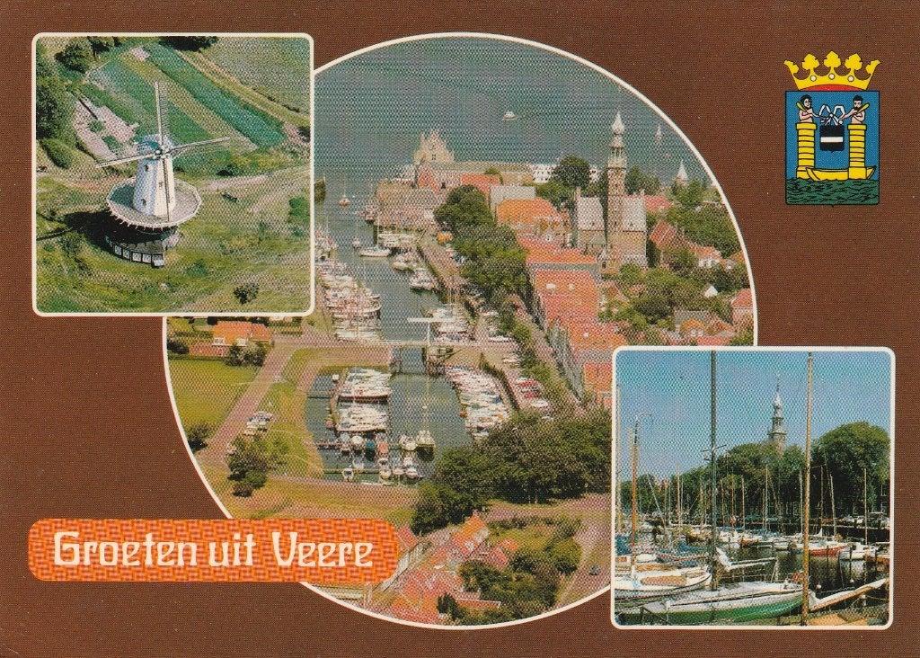 Groeten uit Veere, Ophalen of Verzenden, 1960 tot 1980, Ongelopen, Zeeland
