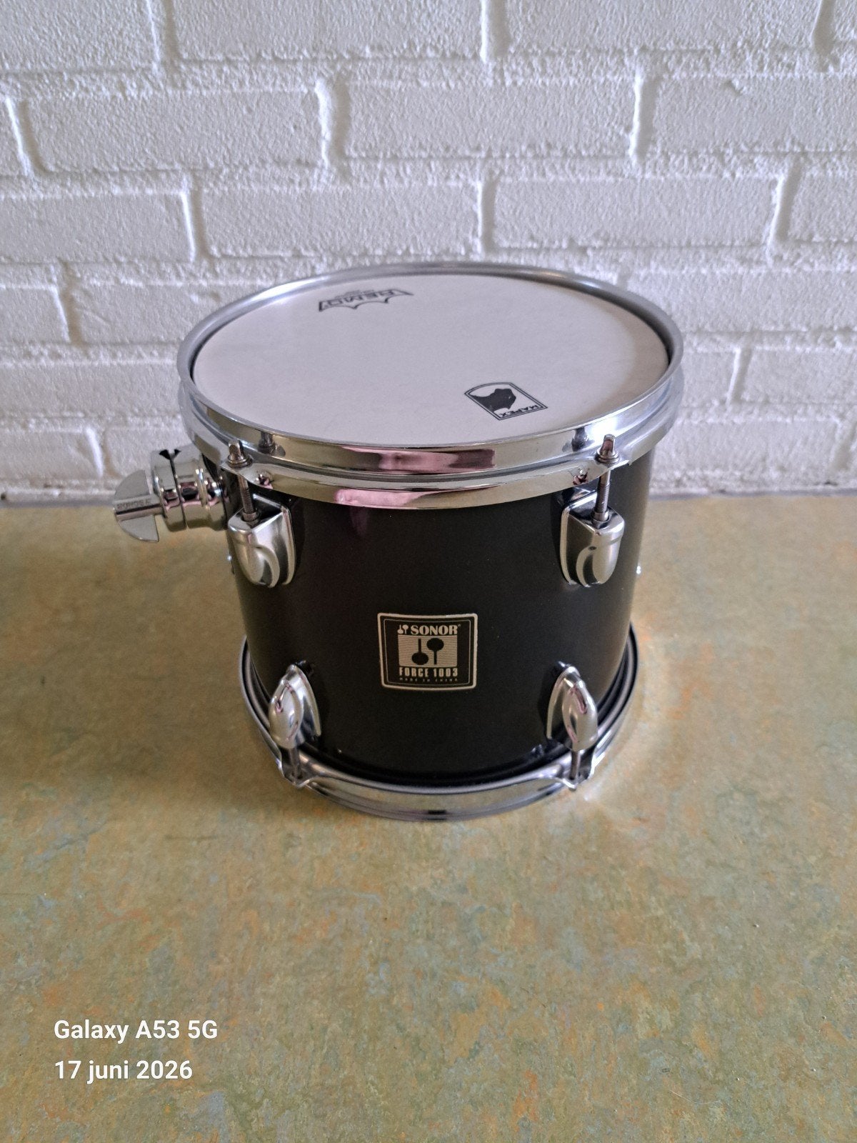 Sonor Force 1003 - 10 inch tom - Zwart, Muziek en Instrumenten, Drumstellen en Slagwerk, Ophalen of Verzenden, Zo goed als nieuw