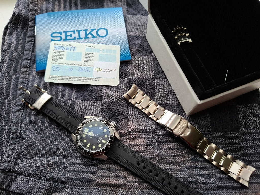 Seiko Prospex SPB077J1, Ophalen, Staal, Polshorloge, Zo goed als nieuw