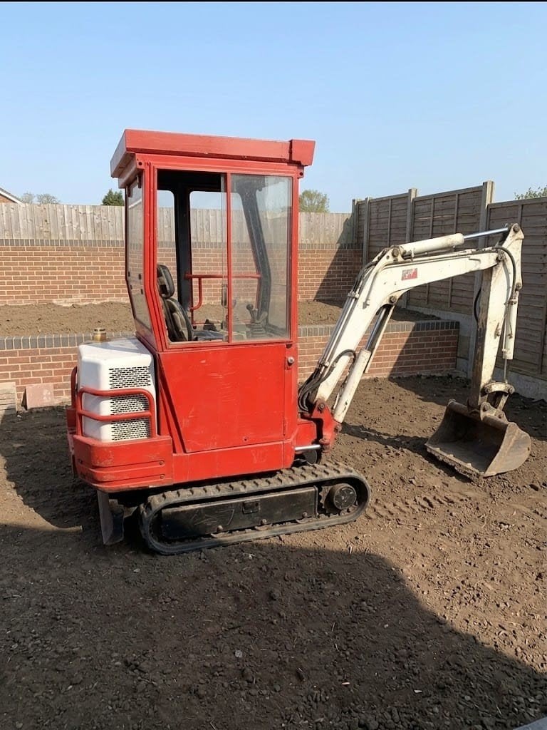 Compacte minigraafmachine - Ideaal voor kleine klussen, Ophalen, Graafmachine