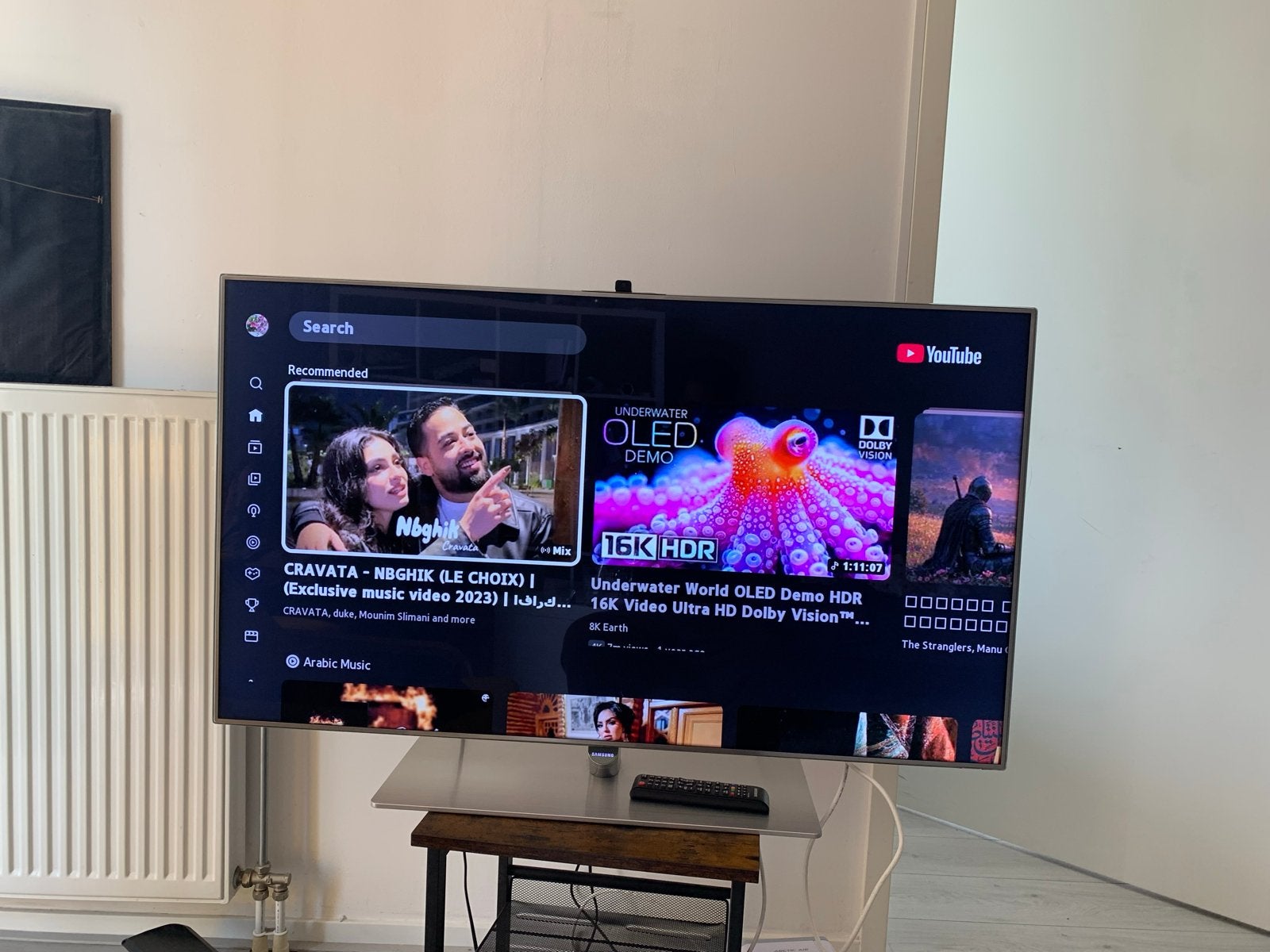 Samsung 46 inch Smart TV UE46F7090SL zilver + camera +HDMI, Ophalen, LED, 50 Hz, Zo goed als nieuw