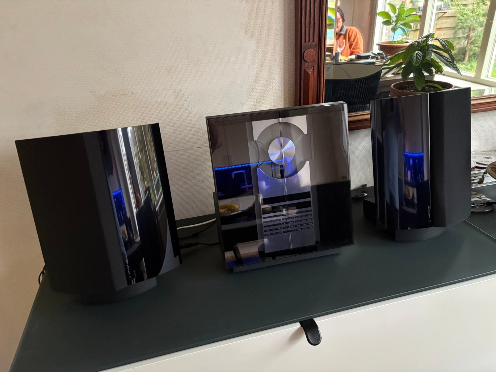 Bang & Olufsen Audio-set met BeoLab 4000 ZGAN, Ophalen, Zo goed als nieuw, Speakers, Bang & Olufsen