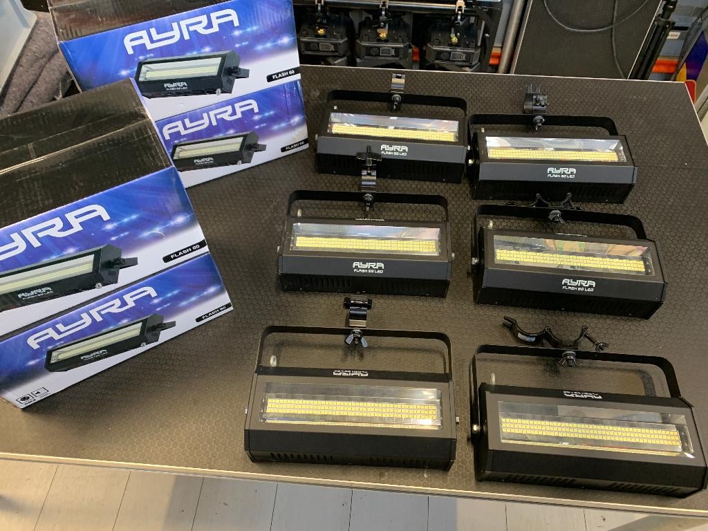10x Ayra Flash 60 strobe, Ophalen of Verzenden, Zo goed als nieuw, Overige typen, Geluidgestuurd