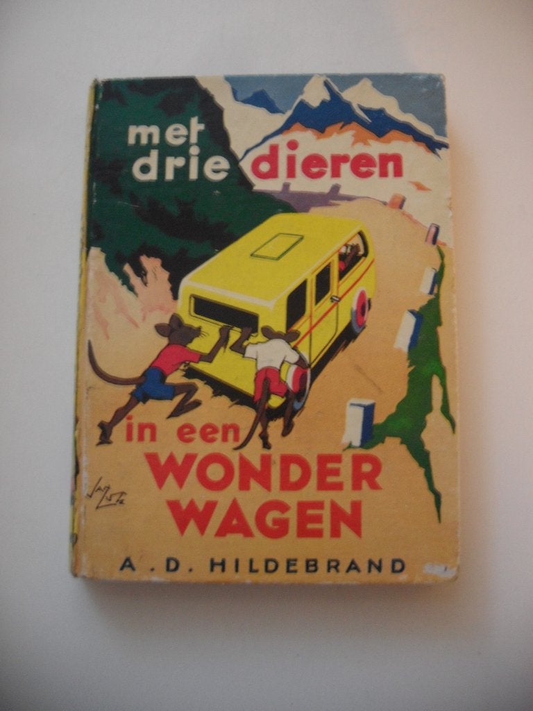 met drie dieren in een wonderwagen - hildebrand - lutz, Boeken, Ophalen of Verzenden, Gelezen, Fictie algemeen