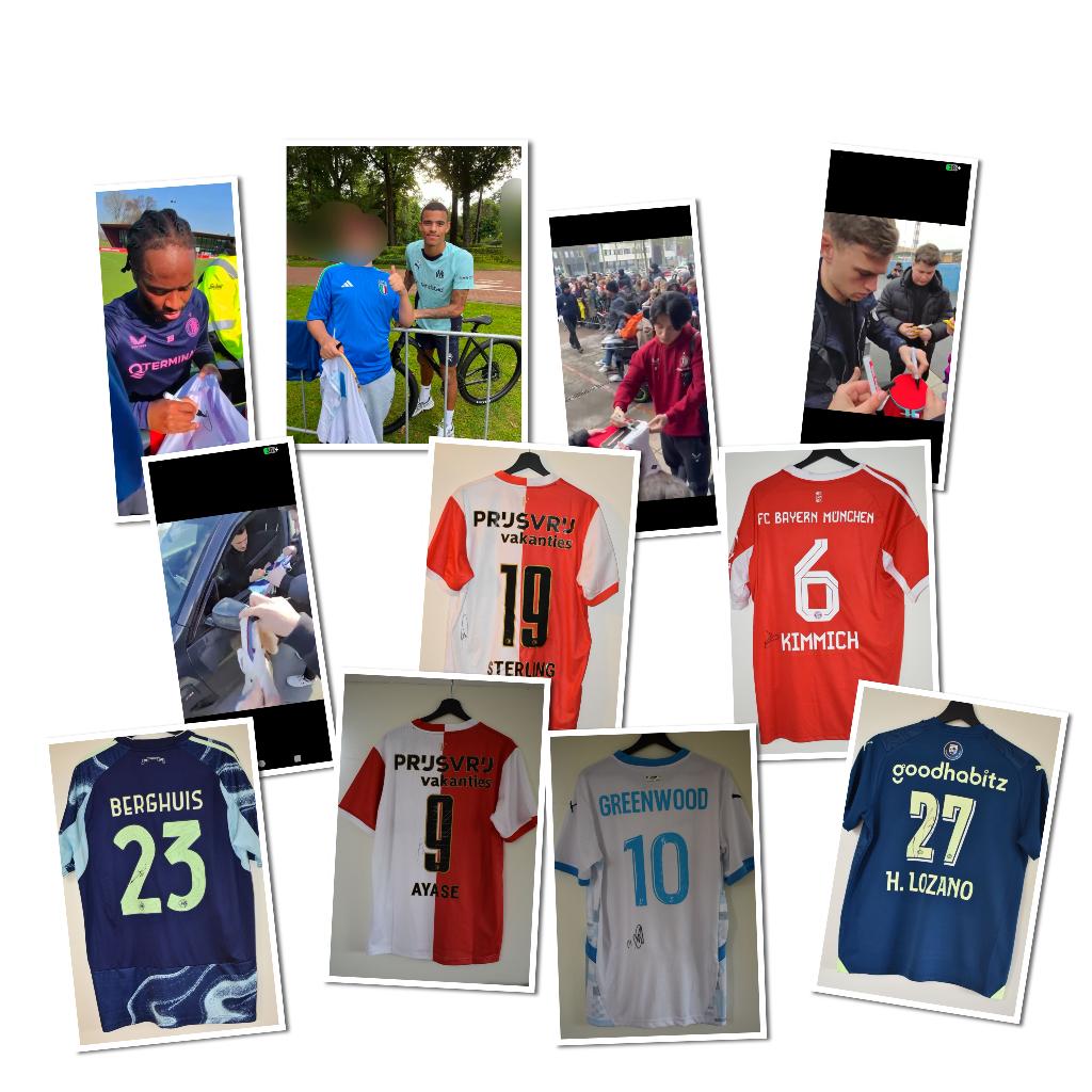Gesigneerde voetbalshirts met foto/bewijs, Verzamelen, Sportartikelen en Voetbal, Buitenlandse clubs, Shirt, Nieuw, Ophalen of Verzenden