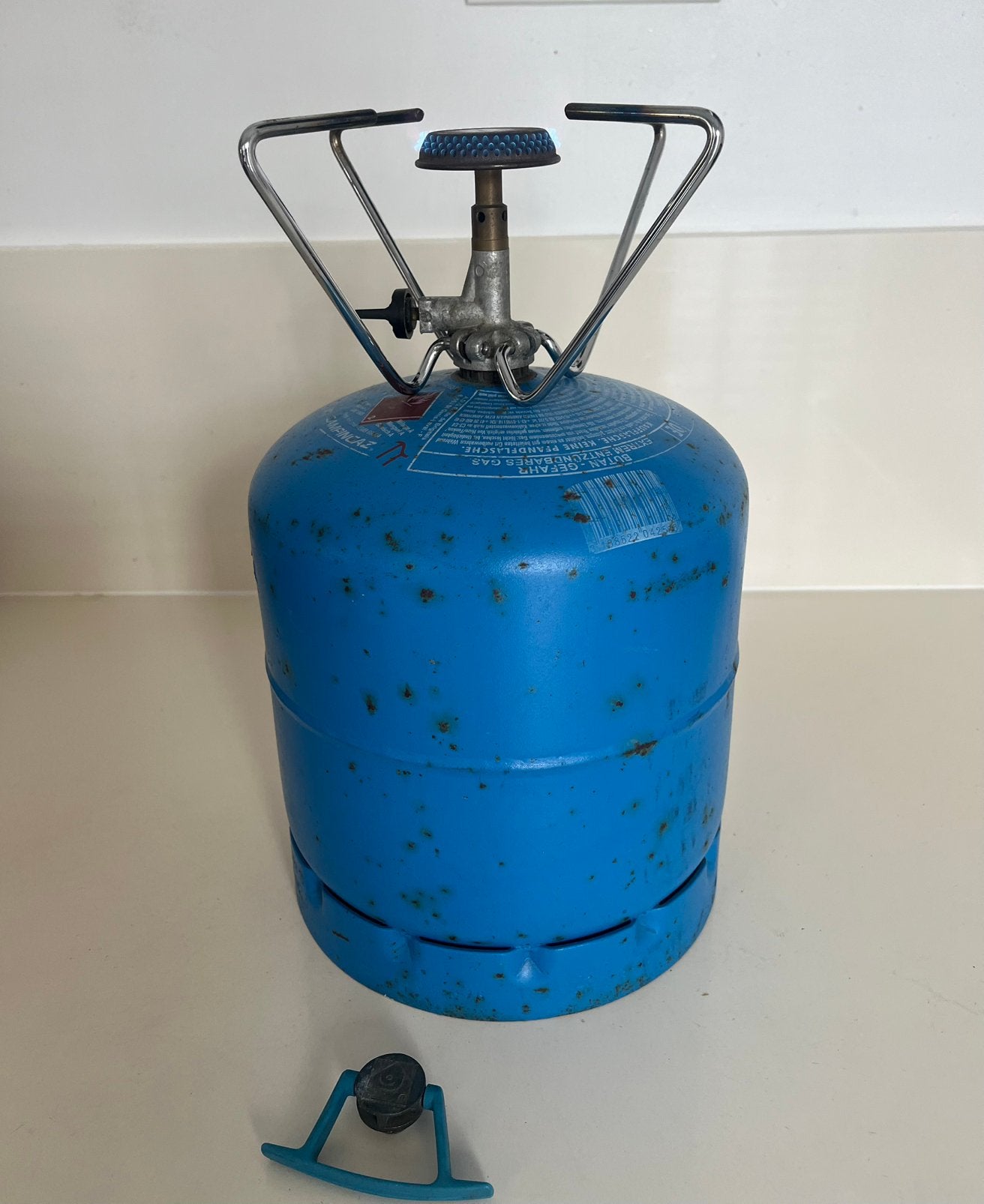 Gaspit campingaz, Ophalen of Verzenden, Gebruikt