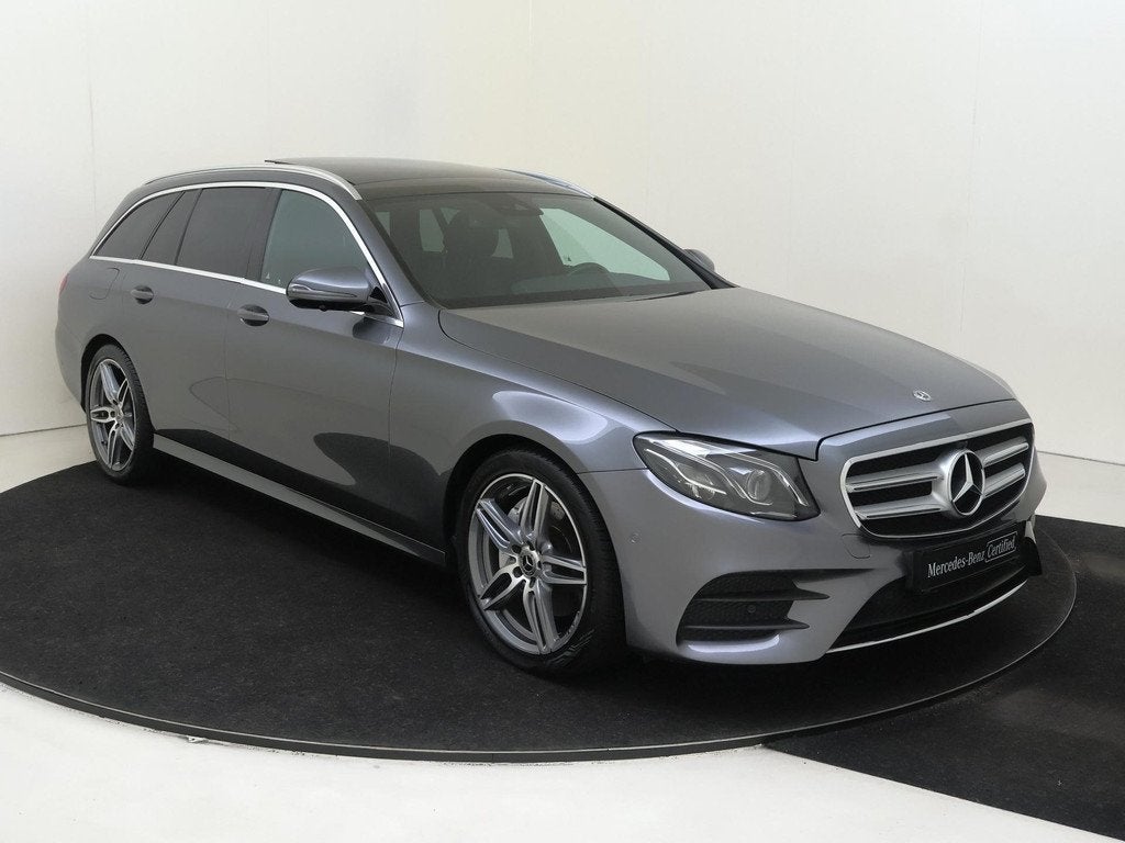 Mercedes-Benz E-klasse Estate 200 Business Solution AMG, Auto's, Achterwielaandrijving, Gebruikt, 4 cilinders, Leder en Stof