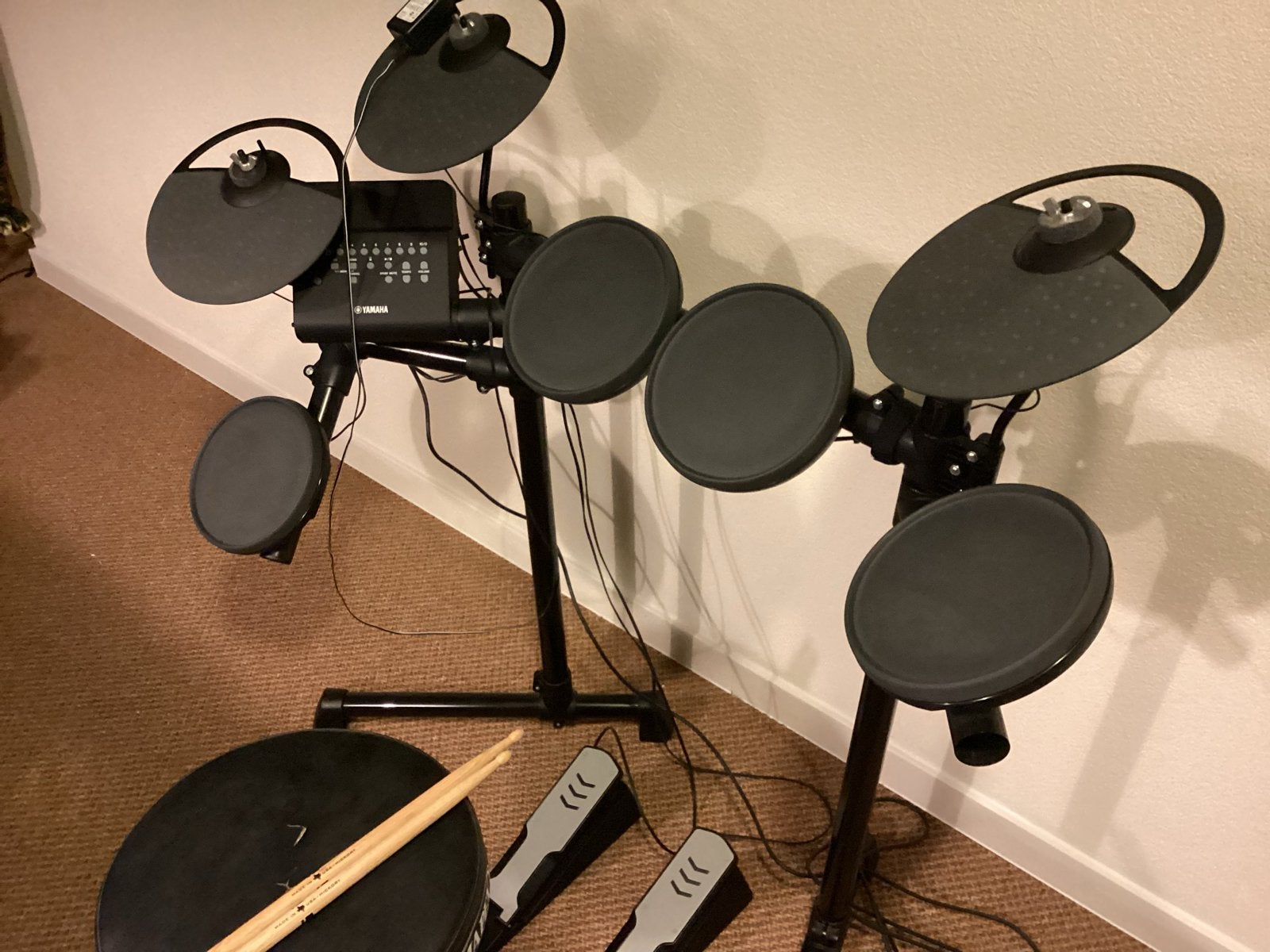 Yamaha DTX400K drumset, zo goed als nieuw, Muziek en Instrumenten, Ophalen, Zo goed als nieuw, Yamaha
