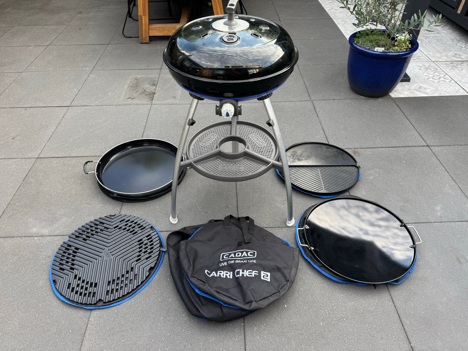 Cadac Carri Chef 2 met diverse accessoires, Ophalen, Gebruikt