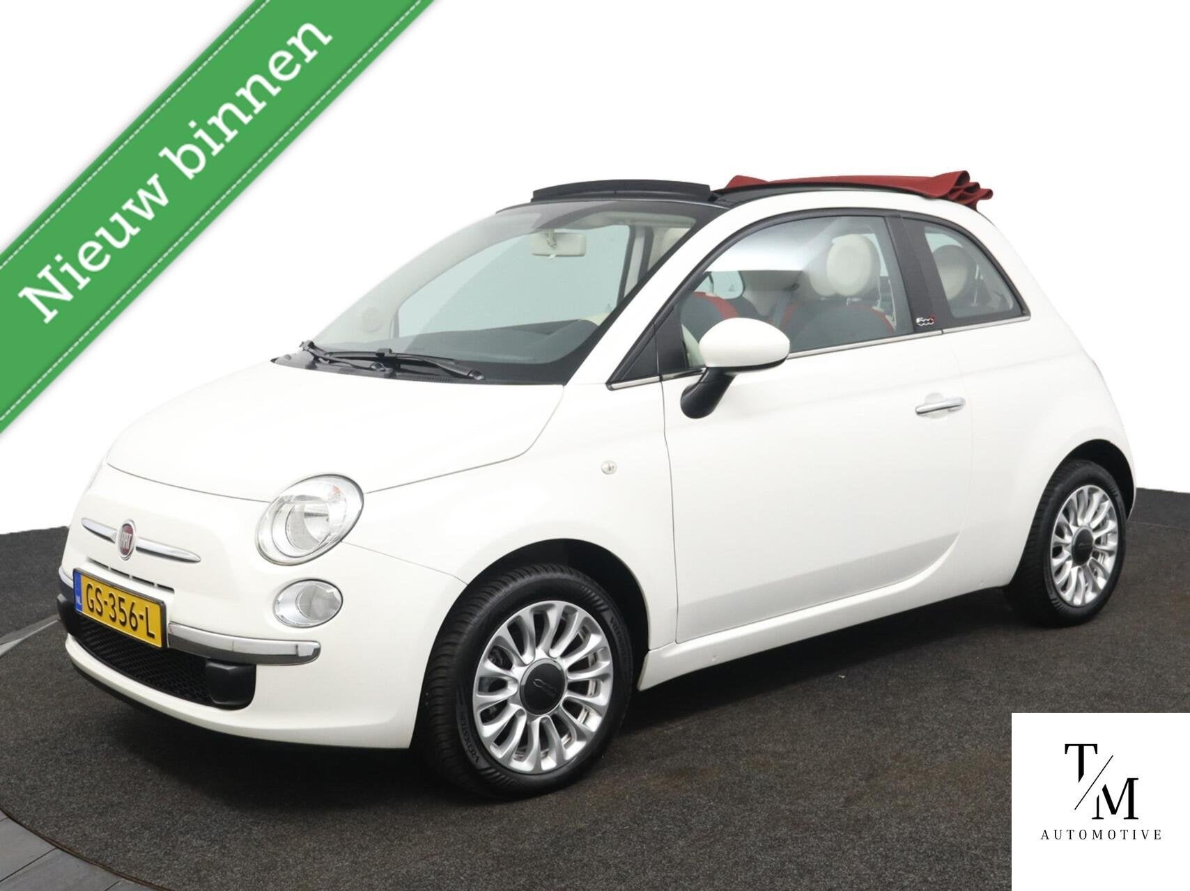 Fiat 500 Cabrio 1.2 Popstar | Lage km-stand | Nieuwstaat