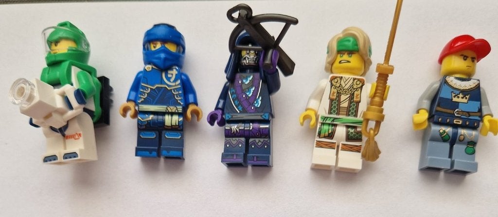 Lego 5 grappige minifiguren set 1, Ophalen of Verzenden, Gebruikt, Minifiguur, Lego