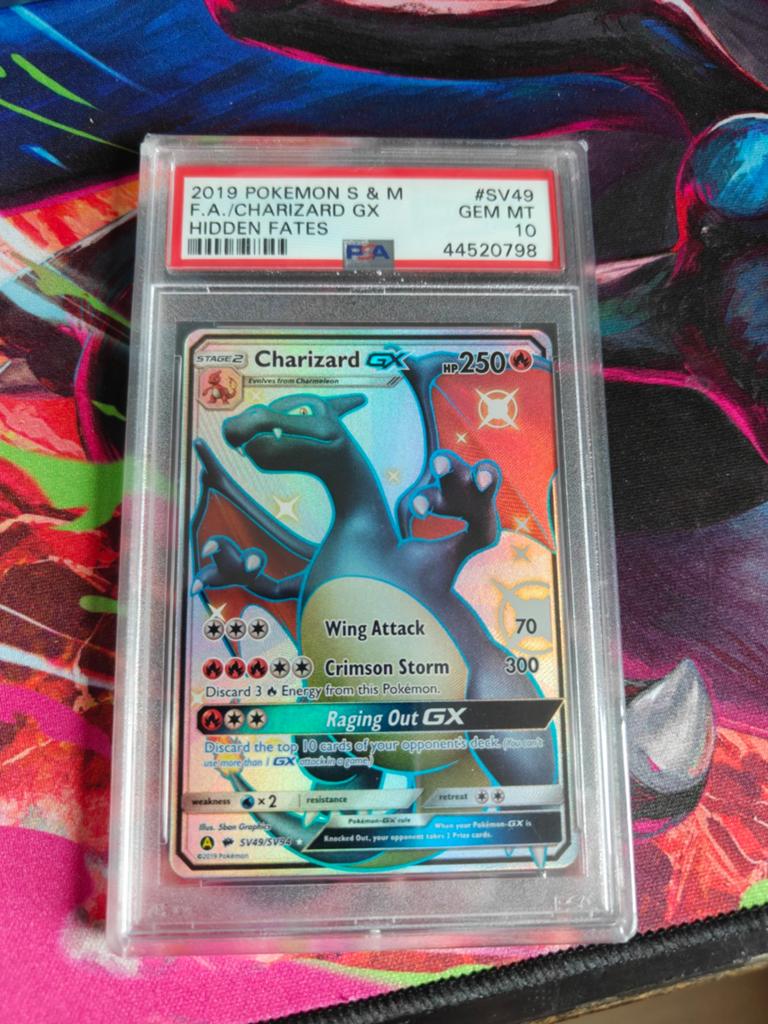 Charizard GX SV49 PSA10 te koop, Ophalen of Verzenden, Zo goed als nieuw, Losse kaart, Foil