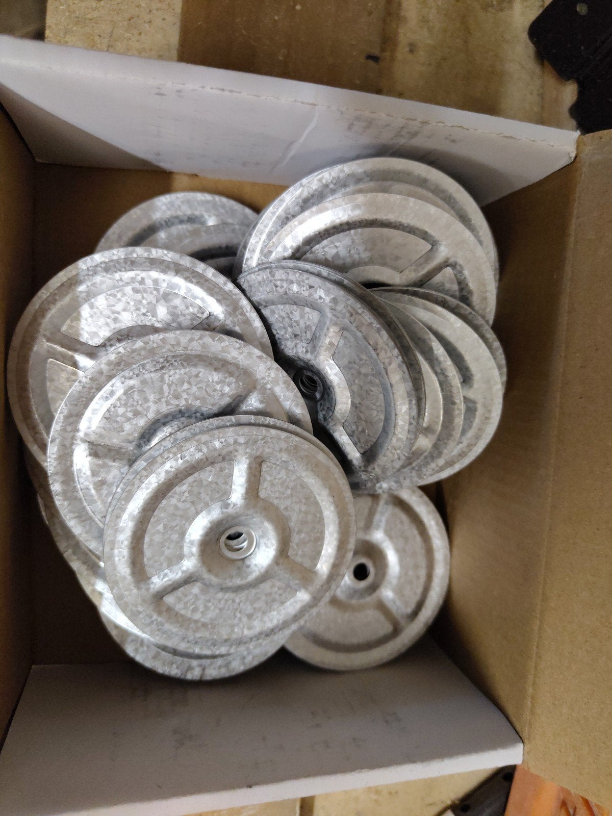 Drukverdeelplaten Rond 70mm Aluzink (60 stuks), Ophalen of Verzenden, Nieuw, Overige typen