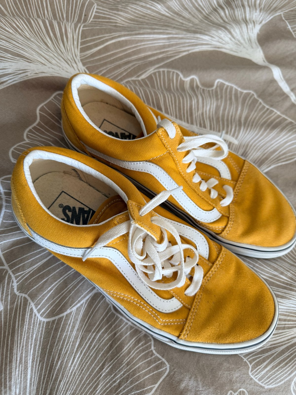 Gele Vans Old Skool Sneakers Maat 40, Ophalen of Verzenden, Gedragen, Geel, Sneakers of Gympen