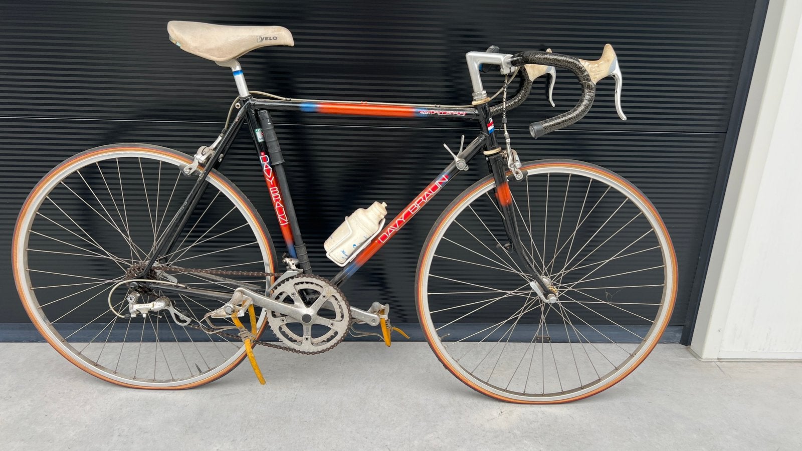 Vintage Davy Braun racefiets – Nederlandse framebouw, Minder dan 10 versnellingen, Gebruikt, Staal, Ophalen