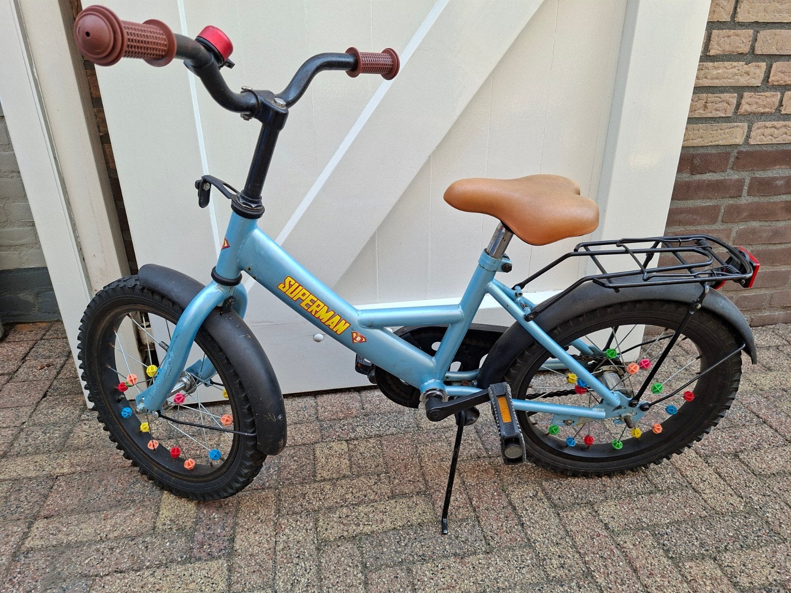 Kinderfiets 16 inch ,zo goed als nieuw, Fietsen en Brommers, Ophalen, Zo goed als nieuw, Terugtraprem, 16 tot 20 inch