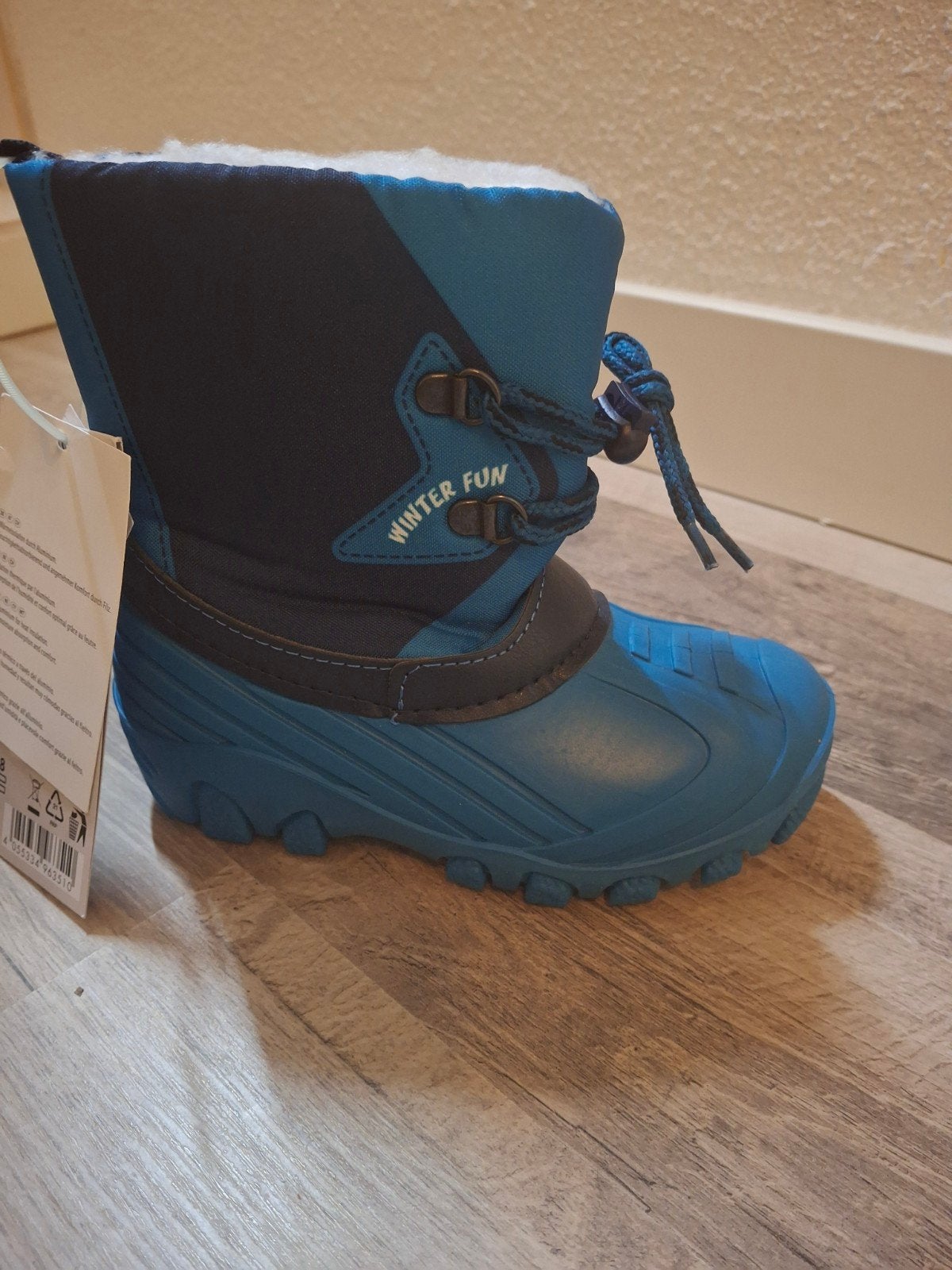 Warme Snowboots voor Kinderen - Blauw - maat 27, Winter fun, Jongen of Meisje, Nieuw, Ophalen of Verzenden