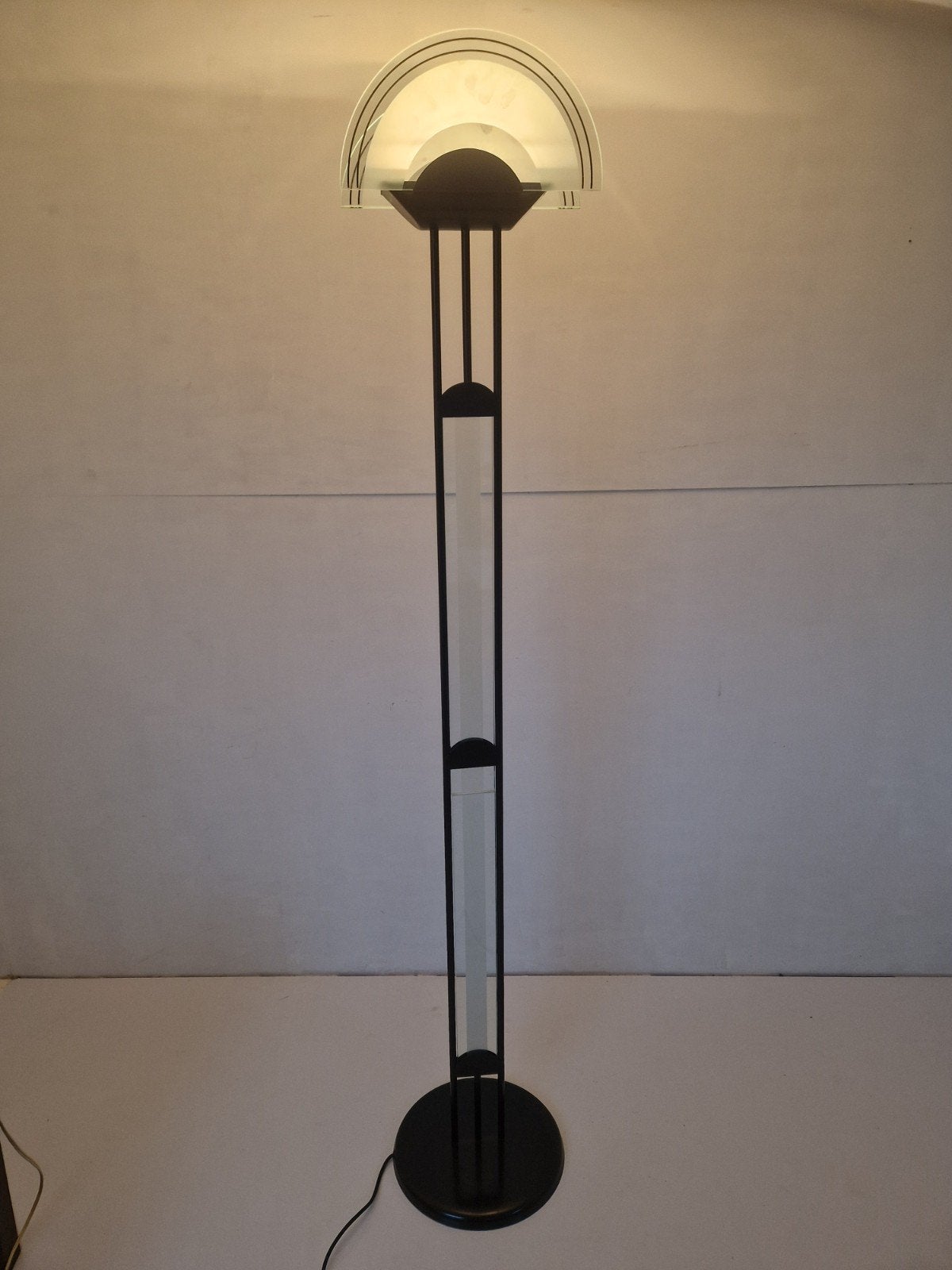 Vintage memphis milano stijl design vloerlamp, Ophalen, Gebruikt, Onbekend, Onbekend