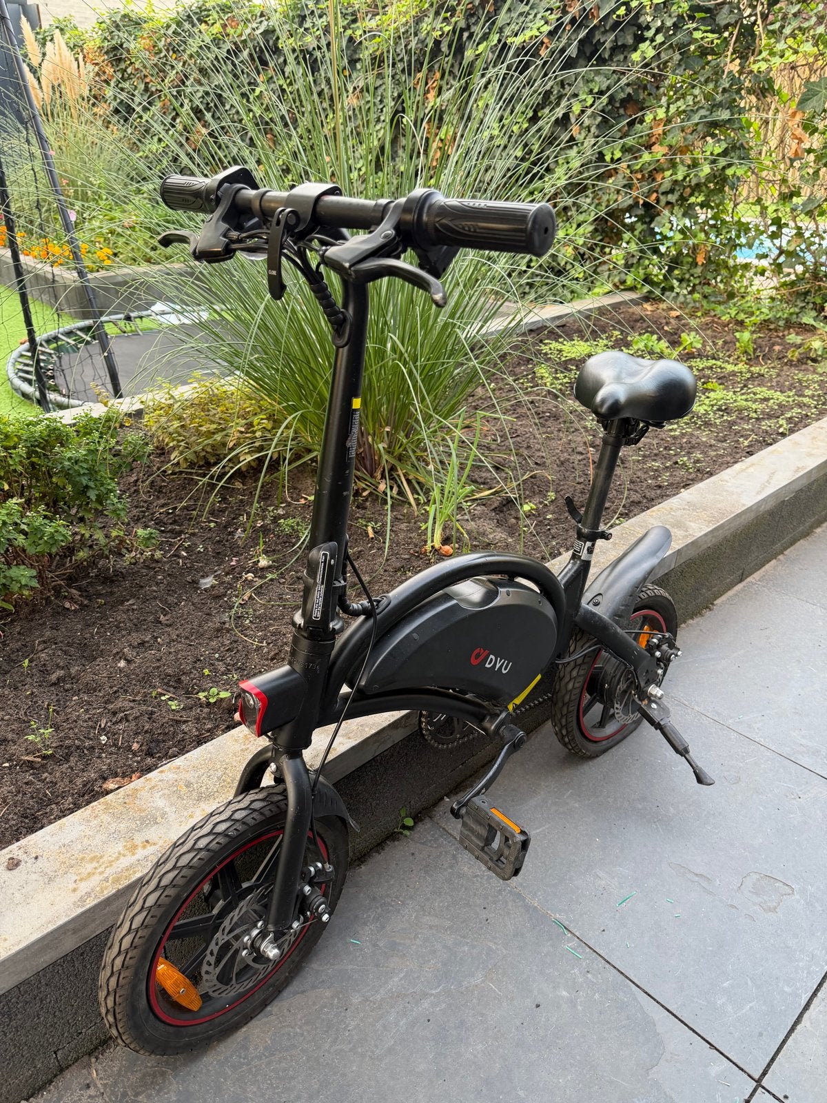 DYU D3+ Elektrische Vouwfiets - Compact en Krachtig, Zo goed als nieuw, Minder dan 47 cm, 30 tot 50 km per accu, Ophalen