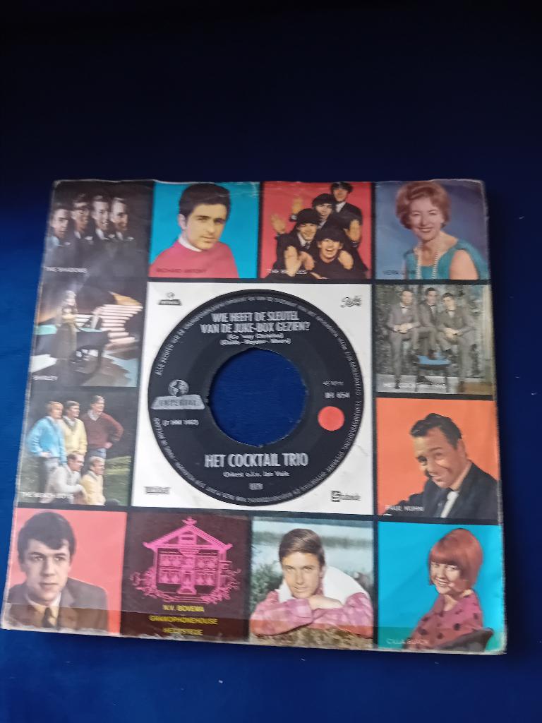 Het Cocktail Trio -  Wie heeft de sleutel van de Jukebox Gez, Cd's en Dvd's, Vinyl Singles, Verzenden, 7 inch, Single, Zo goed als nieuw