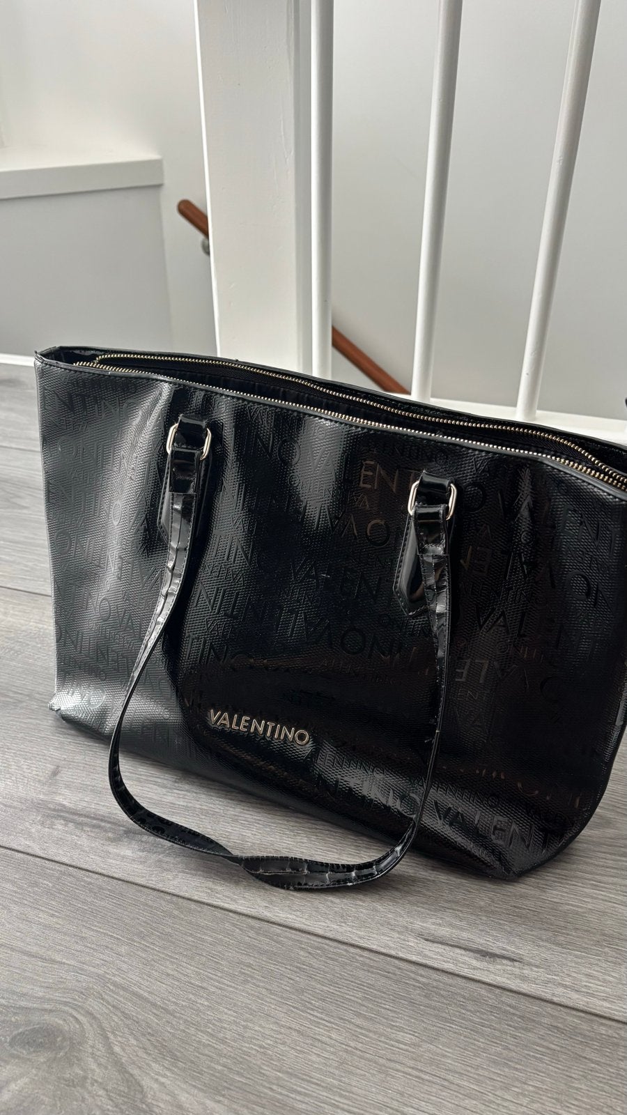 Valentino by Mario Valentino Shopper Tas Zwart, Ophalen of Verzenden, Gebruikt, Zwart, Shopper