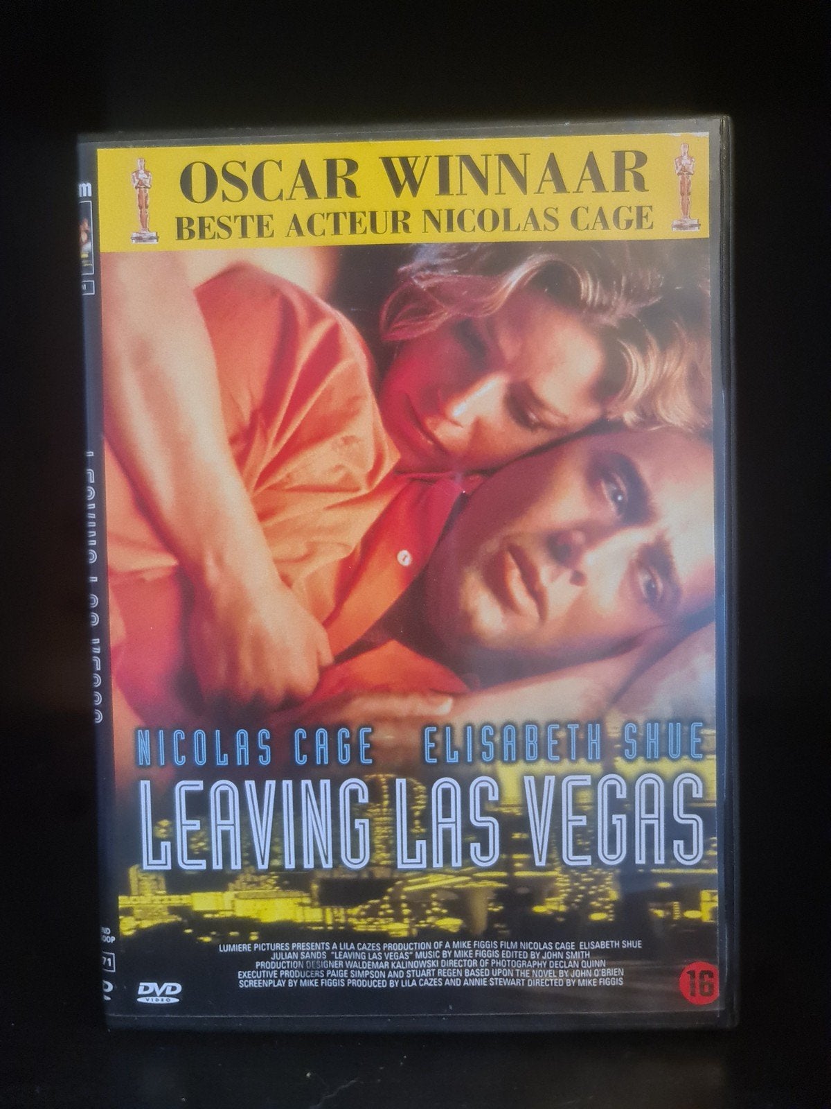 Leaving Las Vegas (DVD) - Oscarwinnaar Nicolas Cage, Gebruikt, Vanaf 16 jaar, Waargebeurd drama, Ophalen of Verzenden