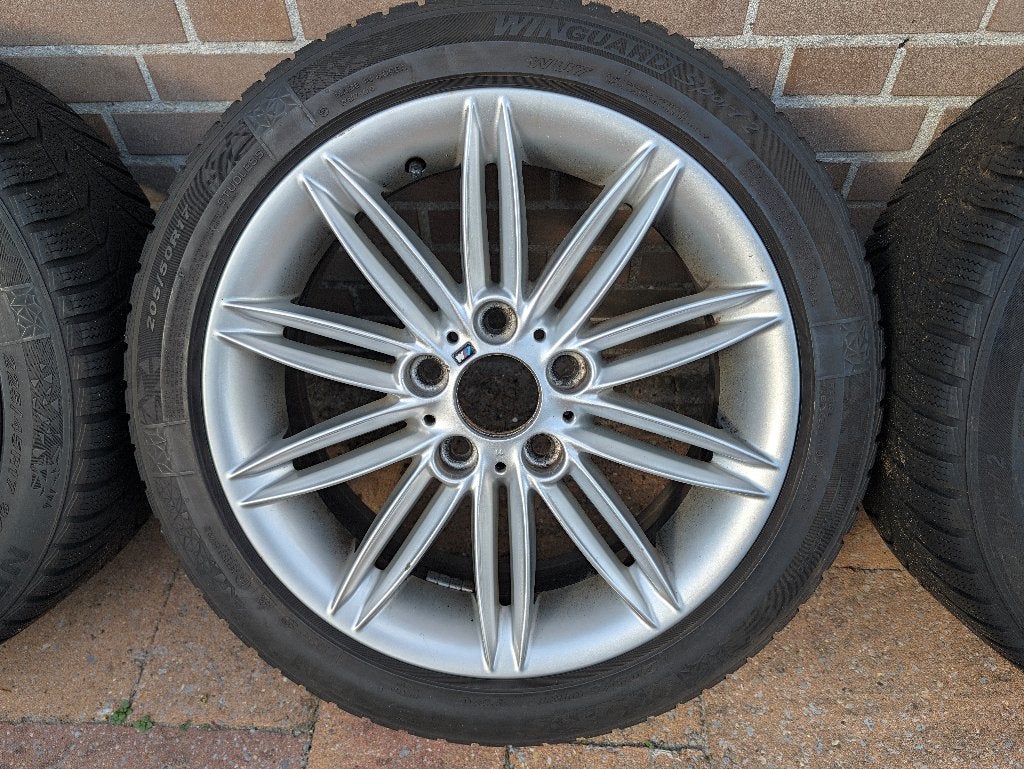 Originele BMW Styling 207M 17 inch velgen + Winterbanden E87, Auto-onderdelen, Ophalen, Gebruikt, Velg(en), 17 inch