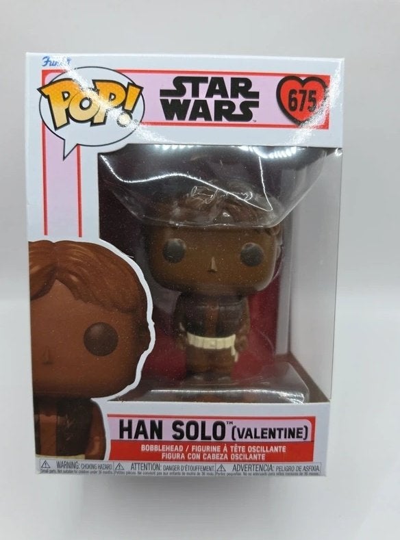 Funko Pop Star Wars Han Solo Valentine #675, Hasbro, Nieuw, Ophalen of Verzenden, Actiefiguurtje