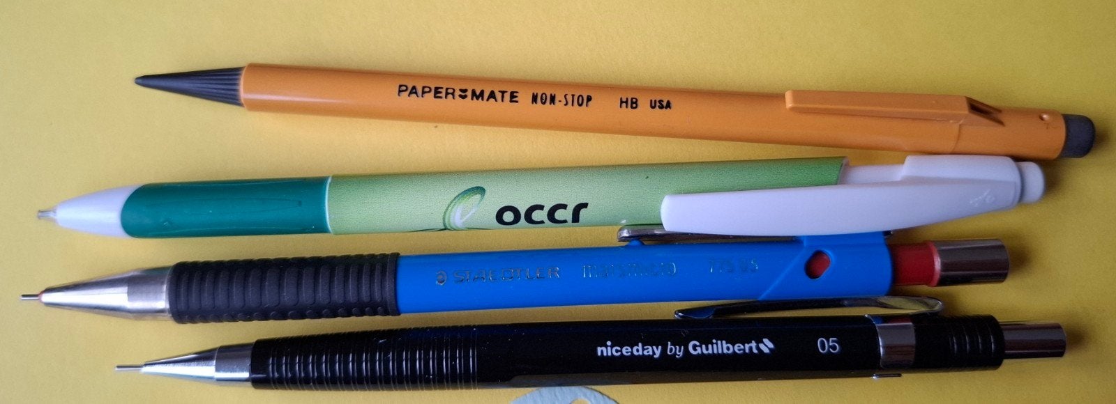 4 x vulpotlood dikte 0,5 staedler, guilbert, papermate OCCR, Ophalen of Verzenden