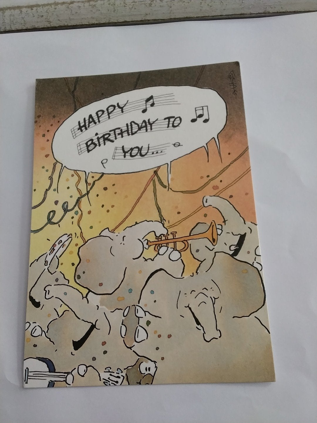Happy Birthday  to you Leendert Jan Vis Olifant, Ophalen of Verzenden, Overige thema's