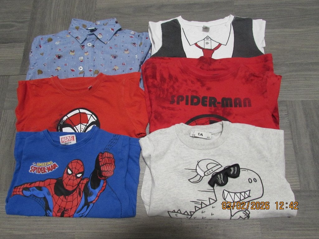 jongenskleding 116, Kinderen en Baby's, Kinderkleding | Maat 116, Ophalen of Verzenden, Zo goed als nieuw, Jongen, Shirt of Longsleeve