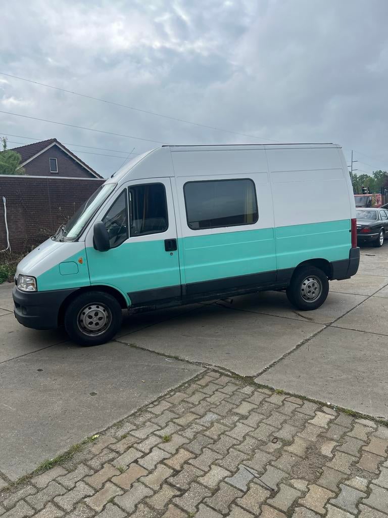 Fiat ducato buscamper 2002, 2286 cc, 2000 kg, Wit, Origineel Nederlands