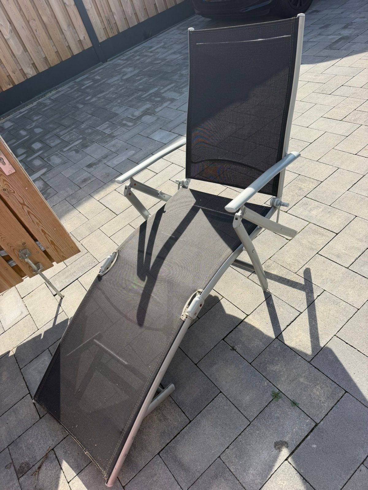 Ligstoel GRATIS, Ophalen, Gebruikt, Aluminium