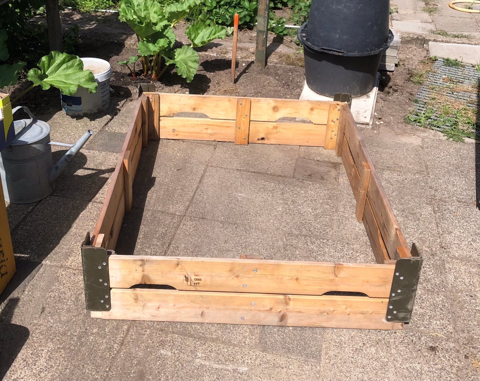 Moestuin bakken, Ophalen, Gebruikt