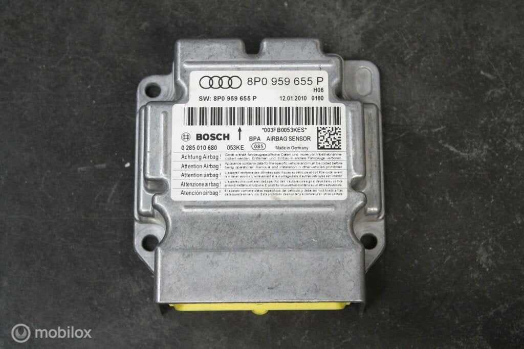 Airbag module Audi A3 8P (2010), Gebruikt, Ophalen of Verzenden