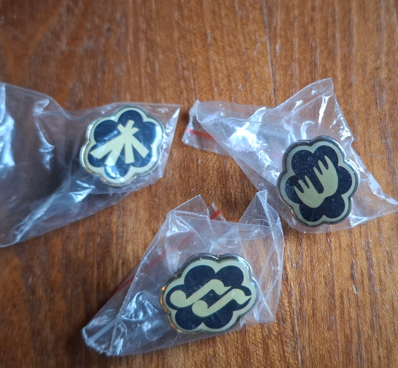 Setje van 3 Scouting pins (WJ2011), Verzamelen, Scouting, Embleem, Speld of Insigne, Ophalen of Verzenden