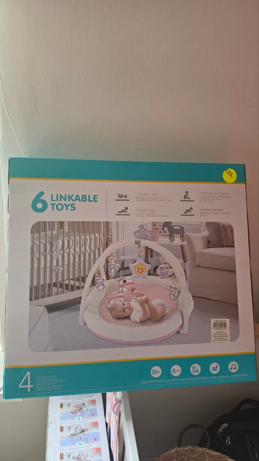 Cabino Comfy Play Gym - It's new and never been open or used, Kinderen en Baby's, Speelgoed | Babyspeelgoed, Ophalen of Verzenden