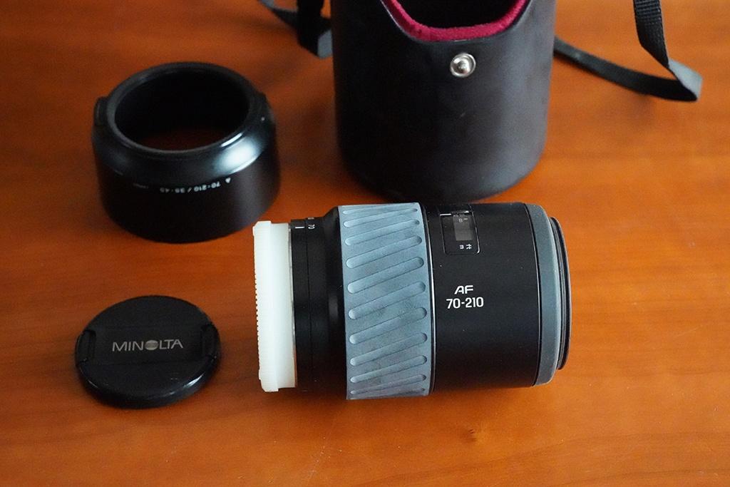 Minolta 70-210 f/3.5-4.5 lens, Audio, Tv en Foto, Fotografie | Lenzen en Objectieven, Ophalen of Verzenden, Gebruikt, Telelens