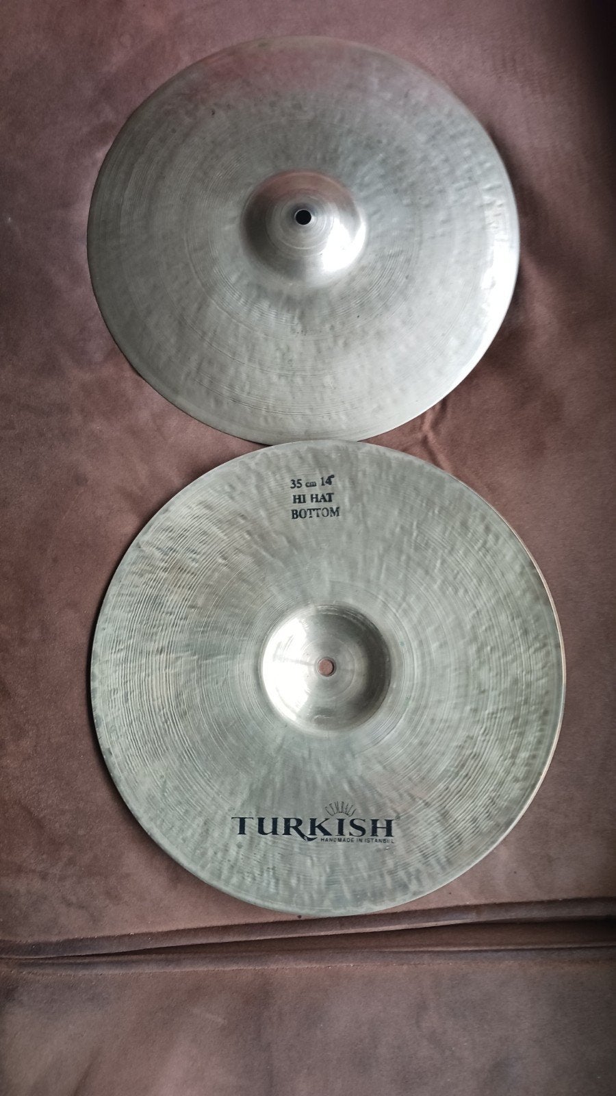 set hi-hat bekkens, Muziek en Instrumenten, Drumstellen en Slagwerk, Ophalen of Verzenden, Gebruikt, Overige merken