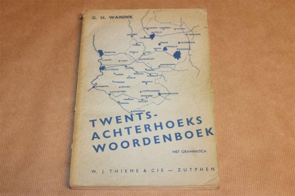 Twents-Achterhoeks Woordenboek — Wanink [1948], Ophalen of Verzenden, Gelezen