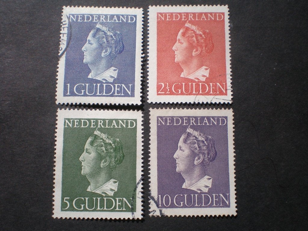Nederland NVPH 346-349 gebruikt ( U 472)..€ 8,75, Postzegels en Munten, Postzegels | Nederland, Ophalen of Verzenden
