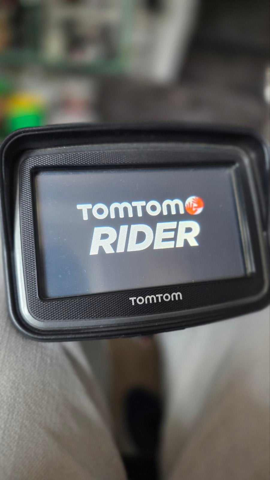 TomTom rider motornavigatie inclusief complete motorsteun, Ophalen of Verzenden, Gebruikt