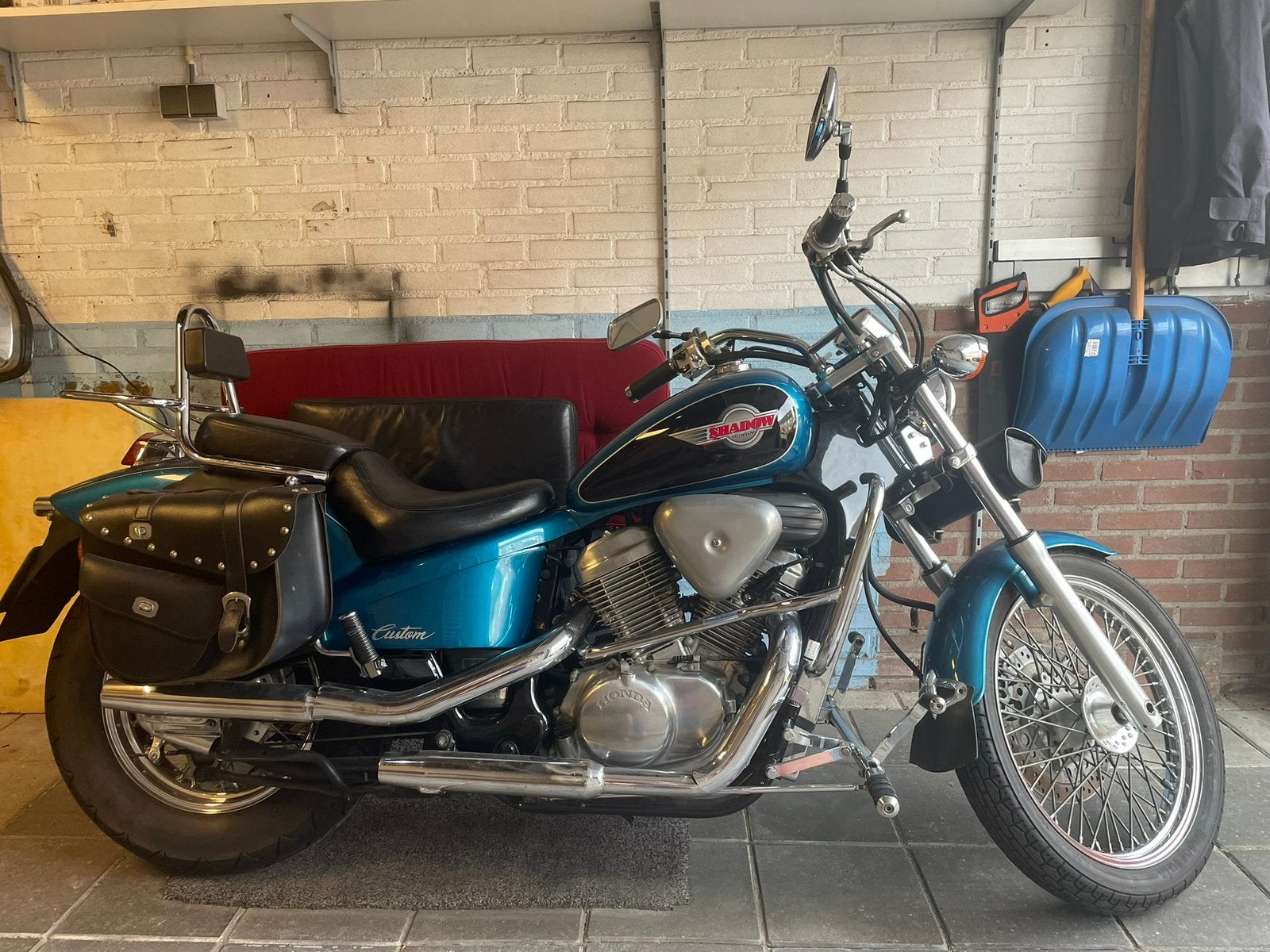 Honda Shadow Vt 600 C uit 1993, Motoren, Motoren | Schademotoren, Ophalen, Honda, 2 cilinders, Chopper