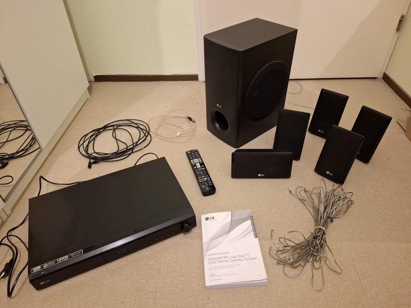 DVD home cinema System van LG, Ophalen, Gebruikt, Overige merken, Dvd-speler