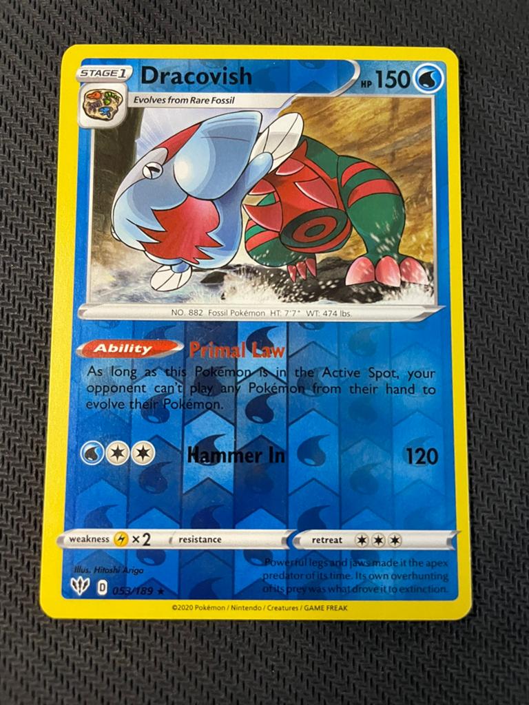 Dracovish 053/189 Reverse Holo Darkness Ablaze, Ophalen of Verzenden, Zo goed als nieuw