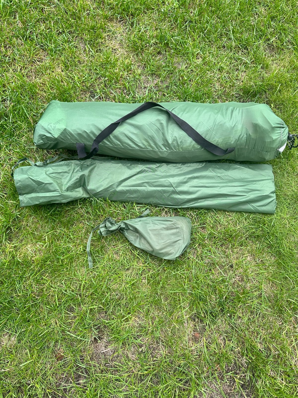 Nieuwe vidaXL Caravanluifel / tarp 240x460 cm Groen, Ophalen of Verzenden, Nieuw
