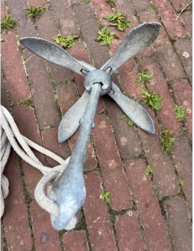 Anker paraplu anker 2.5 kg goede staat met lijn, Ophalen, Zo goed als nieuw, Overige typen